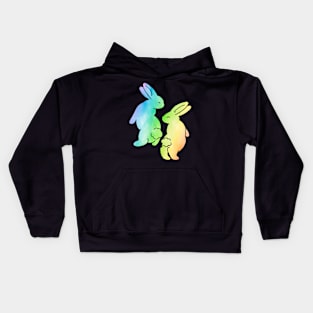 Twin Bunnies Kids Hoodie